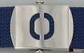 block initial "O" military buckle