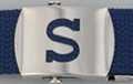 block initial "S" military buckle
