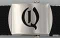 Gothic initial "Q" military buckle