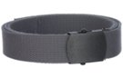 steel gray 1-1/4" military web belt with buckle