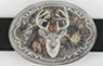 Mossy Oak 12 point buck buckle