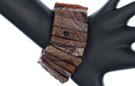 mahogany elastic shell bracelet