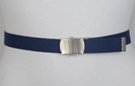navy blue narrow military web belt