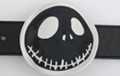 Jack from Nightmare before Christmas on a belt buckle