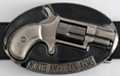 spinning chamber revolver on "North American Arms" buckle