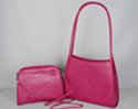 two-in-one: shoulder bag with mini hip purse