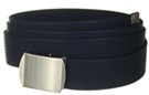 navy blue nylon golf belt