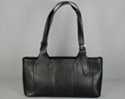 black oar blade medium shoulder tote