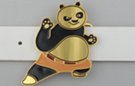 kung-fu martial arts ready panda buckle