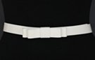 white patent leather fashion belt