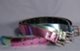 pink, green and blue metallic finish pleather eyelet belts