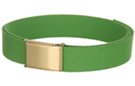 kelly green military polyester web belt