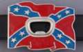 bottle opener Confederate flag belt buckle