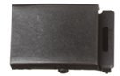 rectangular cast iron black military buckle