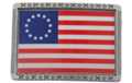 Betsy Ross 1776 flag belt buckle