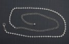 single string rhinestone chain belt