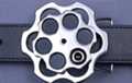 russian roulette clicker belt buckle