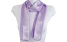 lavender satin and sheer belt scarf