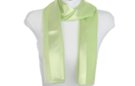 lime green and sheer belt scarf