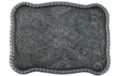rectangular traditional western shield belt buckle