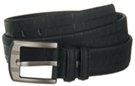 black shark tooth necklace embossed genuine leather casual dress belt