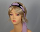 hairband with sheer lavender chiffon scarf