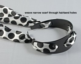 hairband with scarf