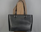 black double strap shoulder brief purse
