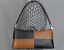 four-square short shoulder pouchette