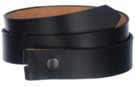medium wide solid cowhide black leather belt strap