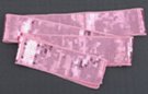 sequin sash, pink sequins completely cover a sash 66 inches long by 2 inches wide