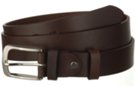 single ply premium brown leather belt