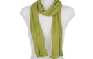 green light knit stretchy scarf