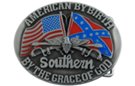 southern by the grace of god belt buckle