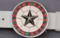 spinner belt buckle; star roulette wheel