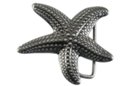 starfish pewter western belt buckle