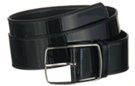 ulra-ide black vinyl fashion belt