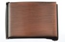 antique bronze military flip-top buckle for wide web belts