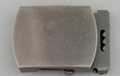 antique silver military buckle for wide web belts
