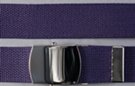 1-1/2" wide web belt with military style buckle