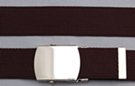 1-1/2" wide web belt with military style buckle