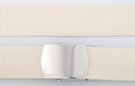 1-1/2" wide web belt with military style buckle